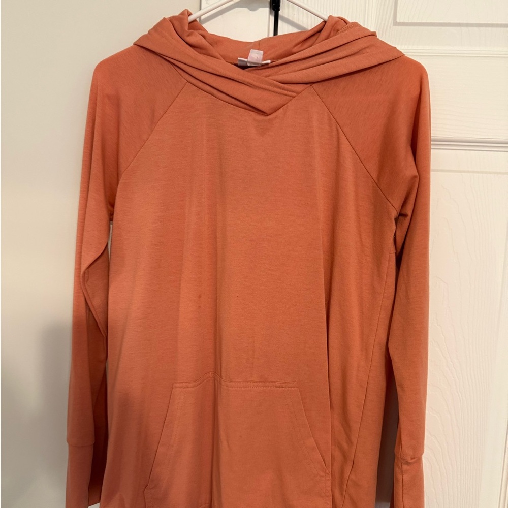 LuLaRoe Amber Hoodie- pumpkin/spice